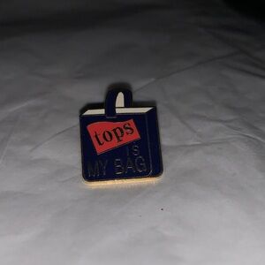 Stylish Blue and Red Enamel Pin